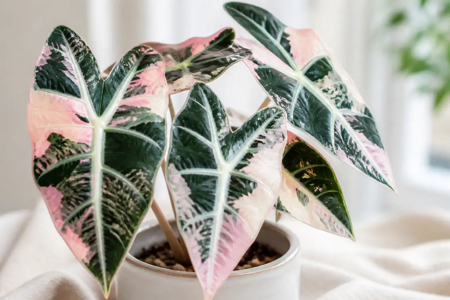 Alocasia Polly Alocasia Polly "Variegata" variety
