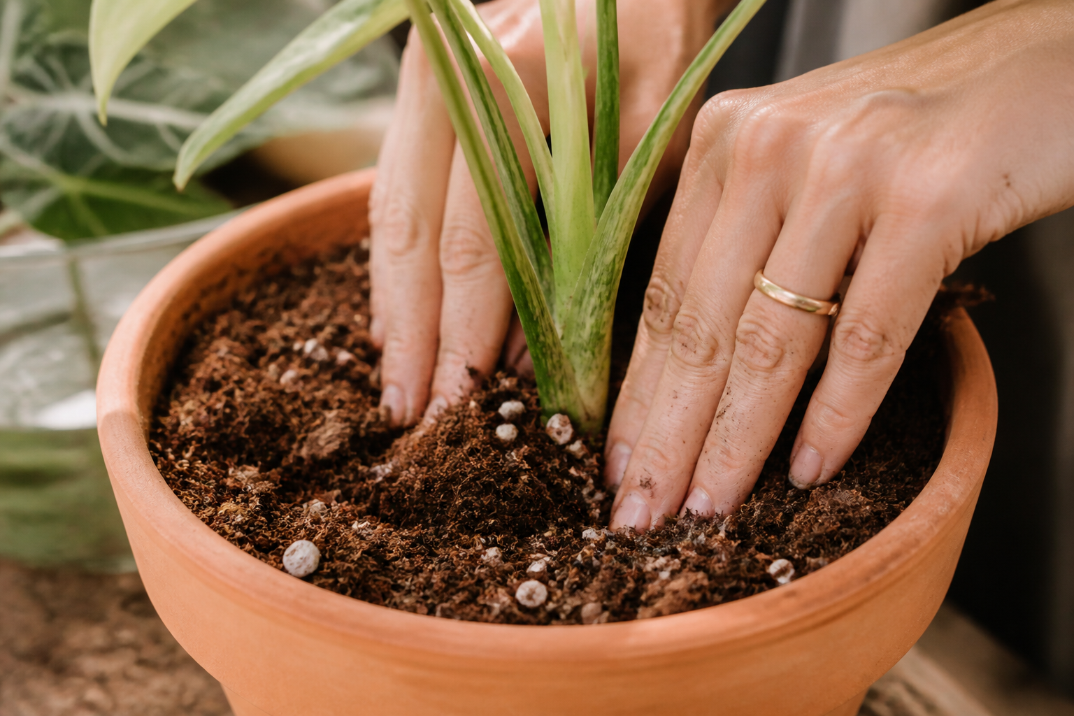 How to propagate Arrowhead Plant — soil propagation