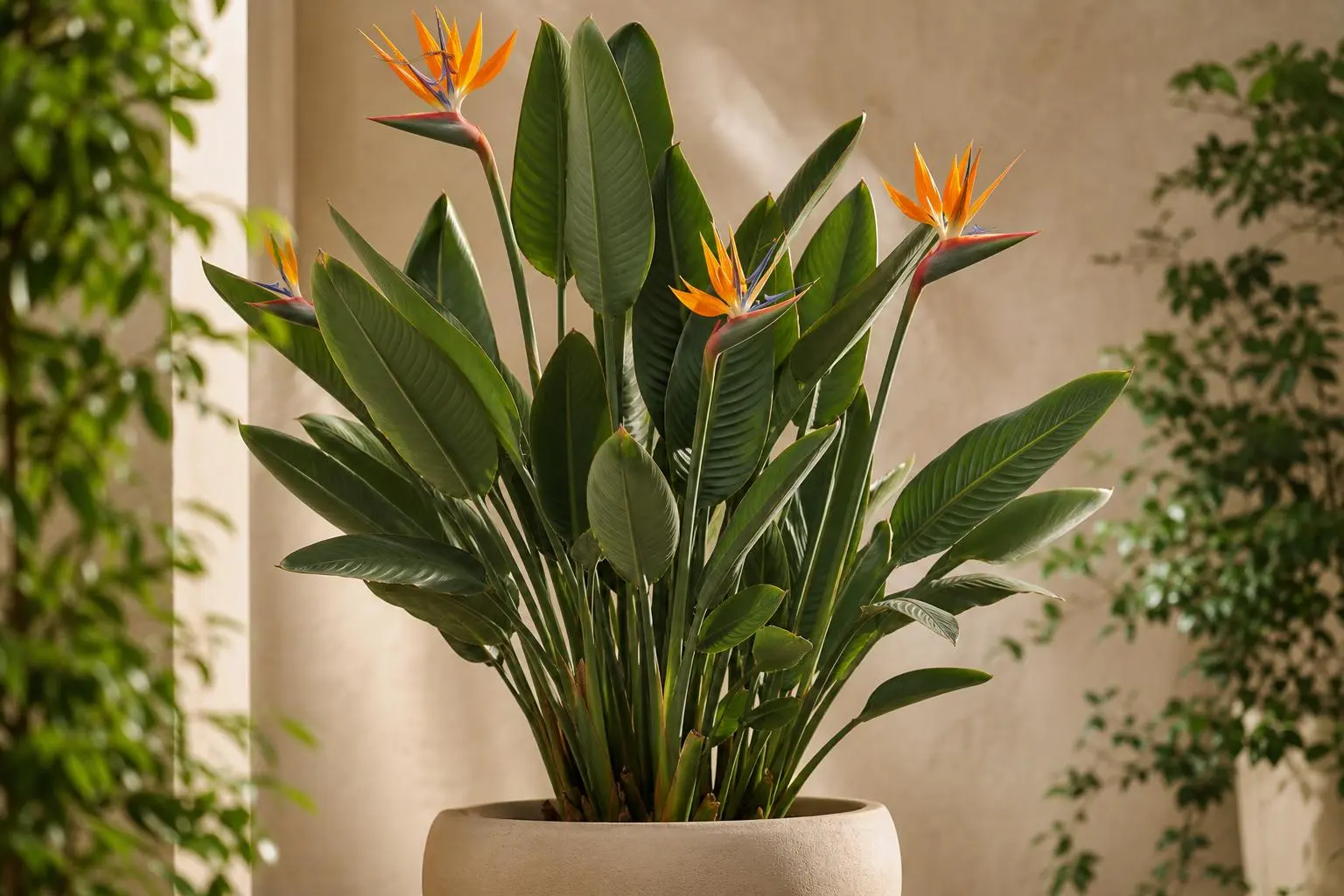 Bird of Paradise Strelitzia reginae (Orange) variety