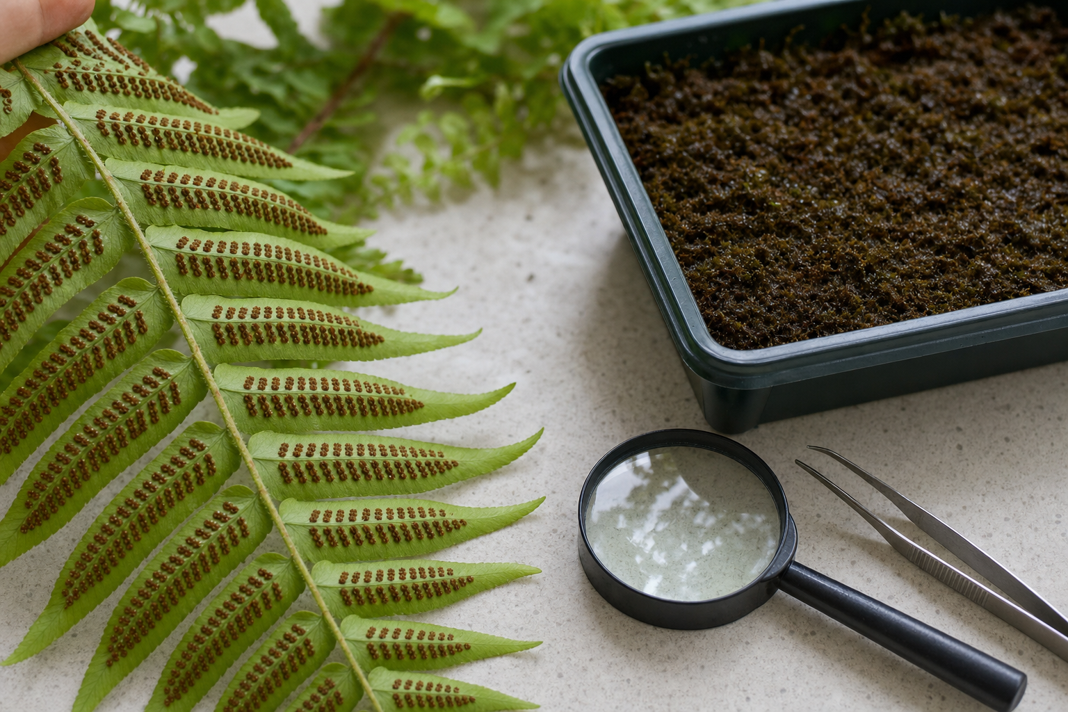 Boston Fern propagation — spore propagation (advanced)