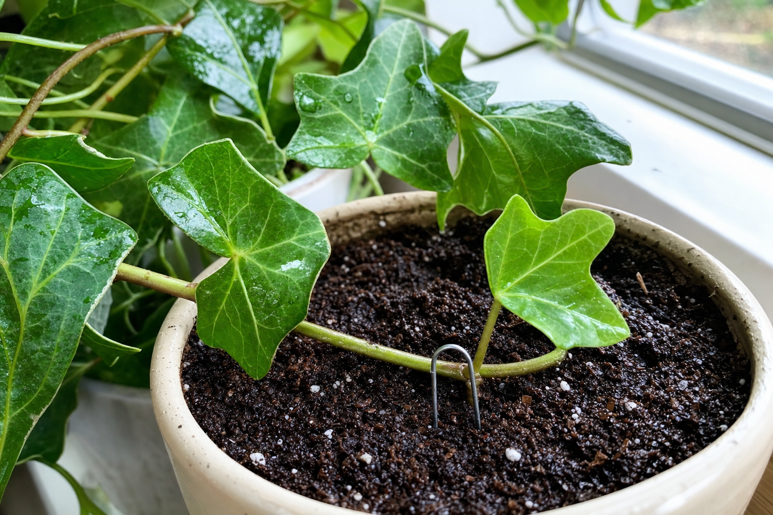 English Ivy propagation — layering (highest success rate)