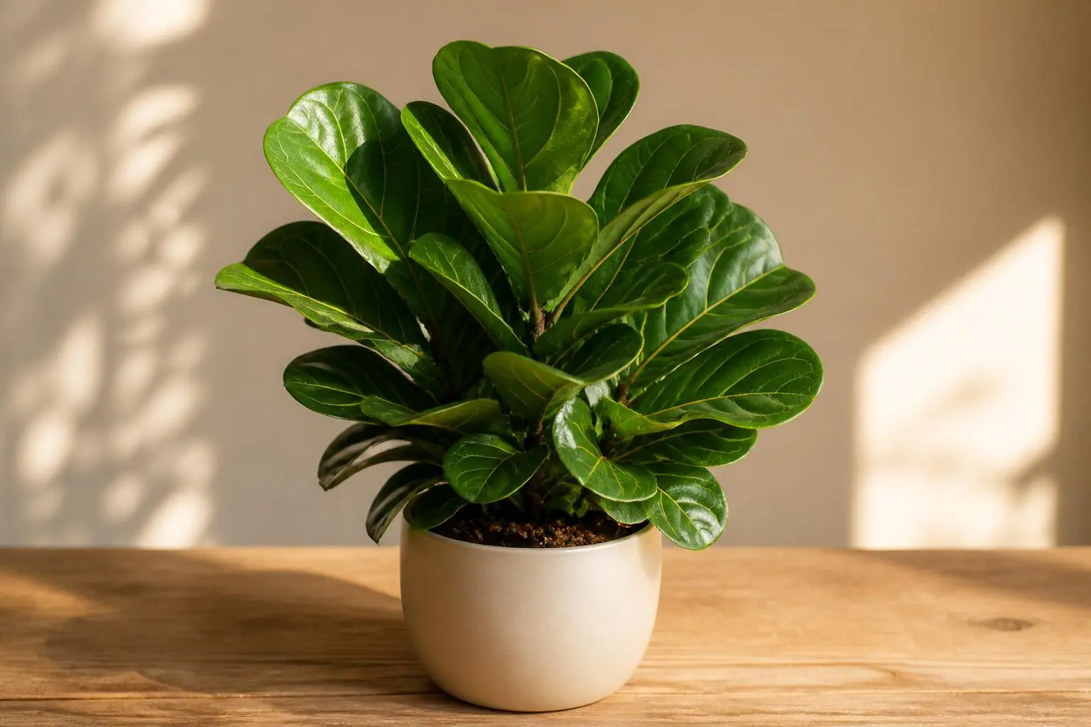 Fiddle Leaf Fig Ficus lyrata Bambino variety