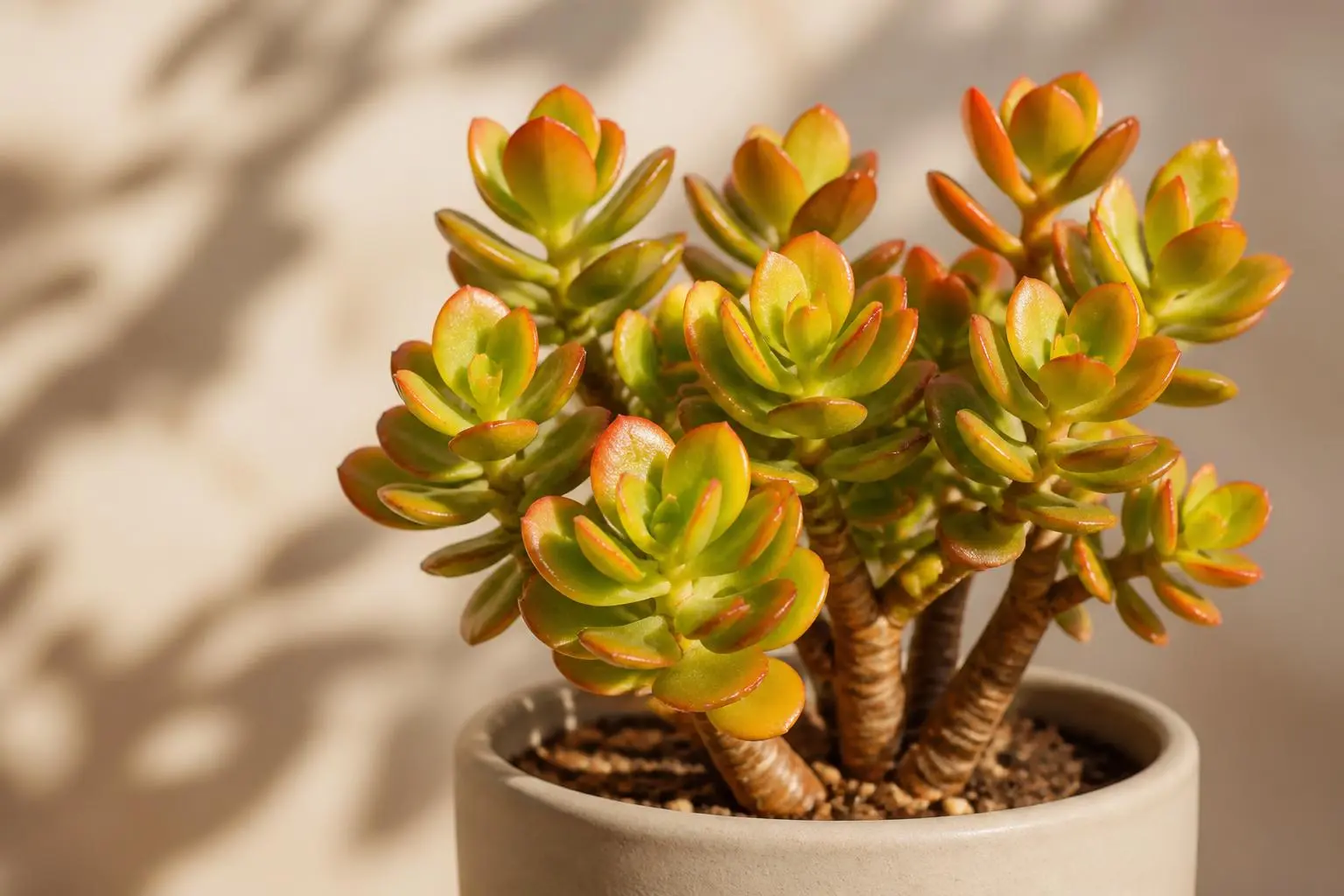Jade Plant Hummel's Sunset variety