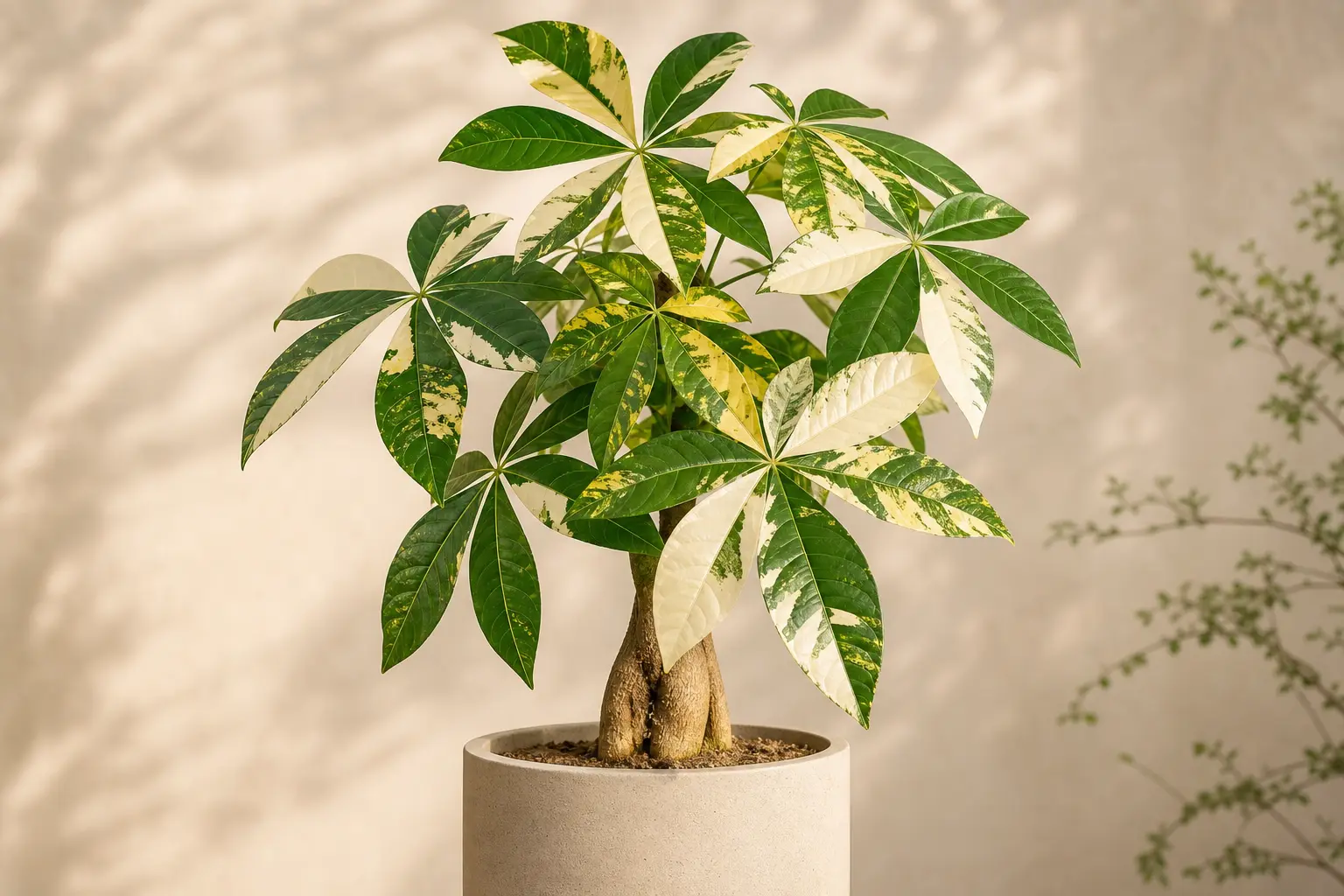 Money Tree Variegated variety
