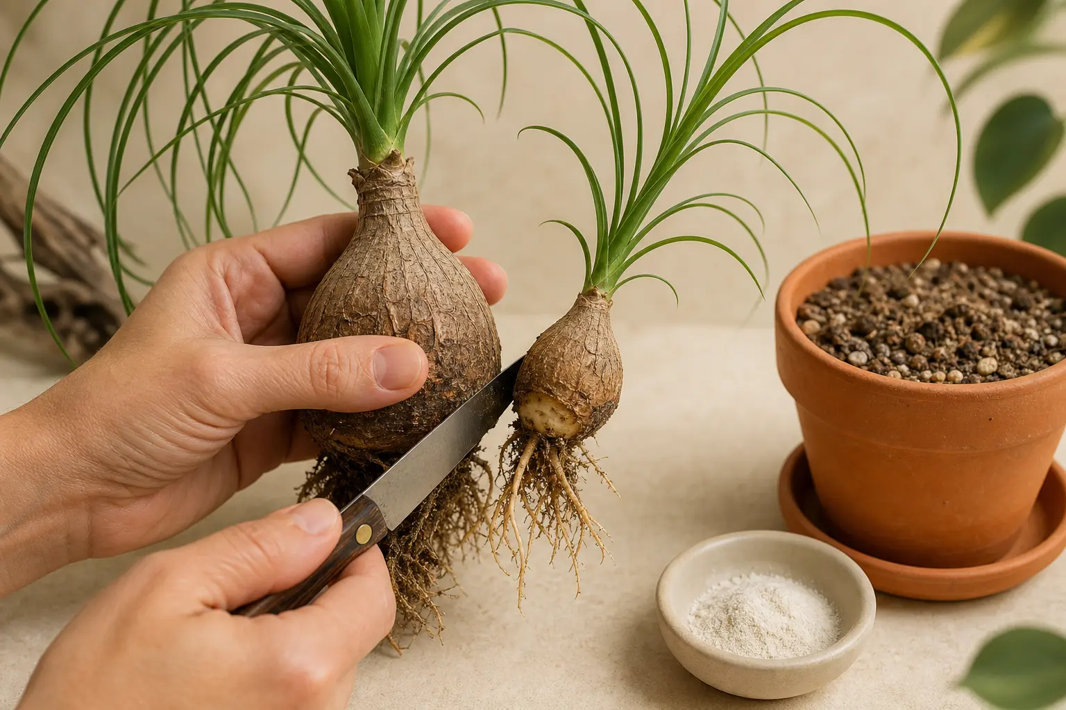 Ponytail Palm propagation — step-by-step guide
