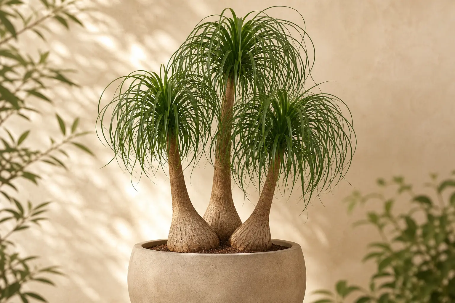 Ponytail Palm Beaucarnea recurvata Multi-Stem variety
