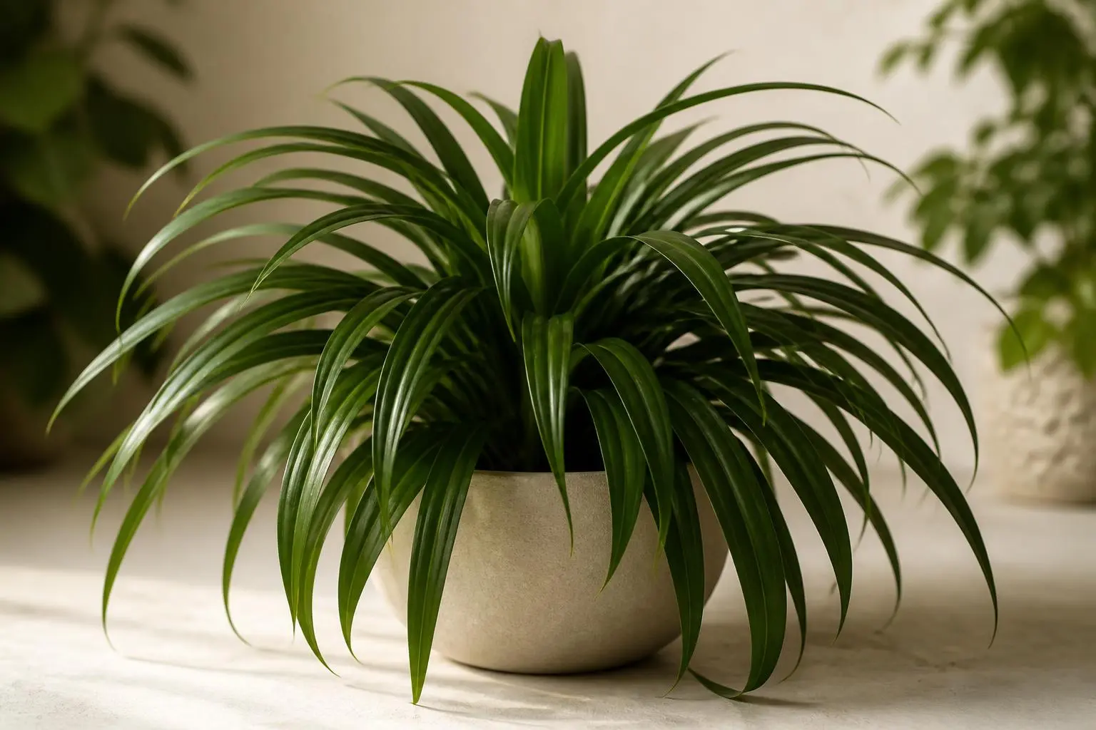 Spider Plant Solid Green (Chlorophytum comosum) variety
