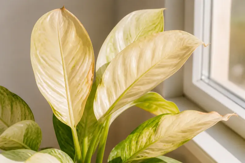 Why Are My Plant Leaves Turning Yellow? — Too Much Direct Sun